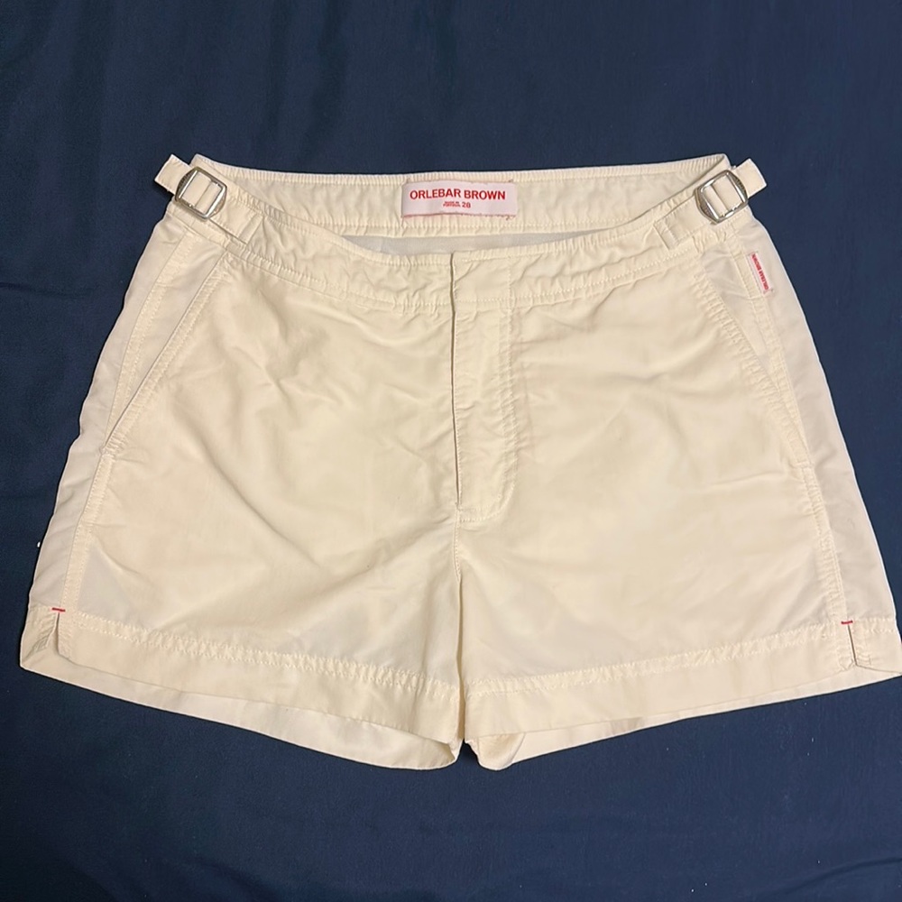 White ORLEBAR BROWN “springer” model size 28, purchased last summer in EH NY